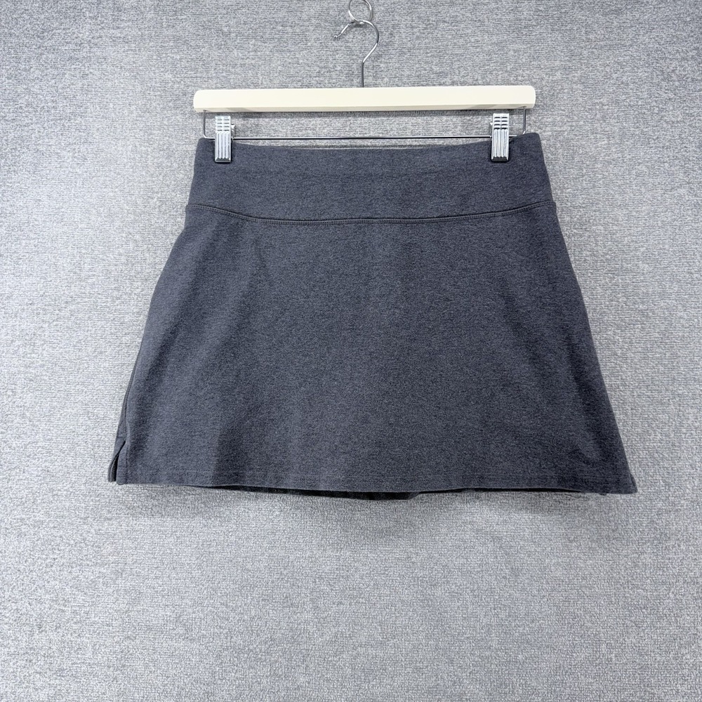 Pact Skort Women Size Medium Gray Organic Cotton Comfy Tennis Golf